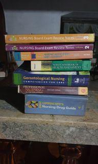 Nursing books and reviewers