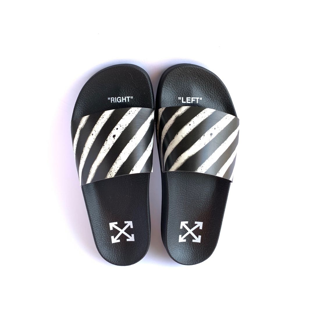 off white spray slides