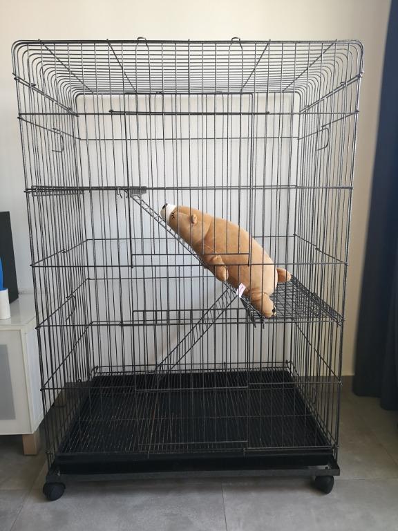 Pet Enclosure / Cat Villa / Mesh Cat Cage, Pet Supplies, Pet Food on