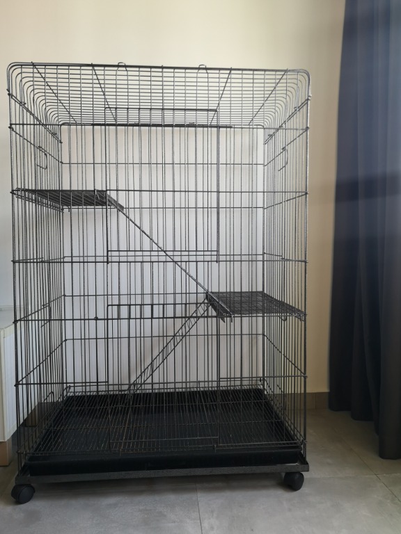 Pet Enclosure / Cat Villa / Mesh Cat Cage, Pet Supplies, Pet Food on