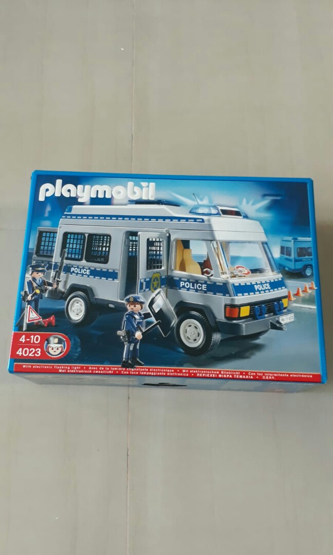 playmobil 4023 police van