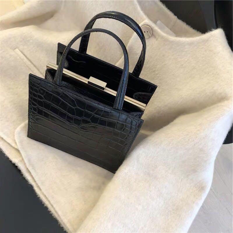 crocodile print handbags