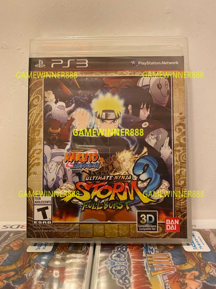 Naruto Shippuden Ultimate Ninja Storm 3 Full Burst - PS3 - Complet Très Bon état
