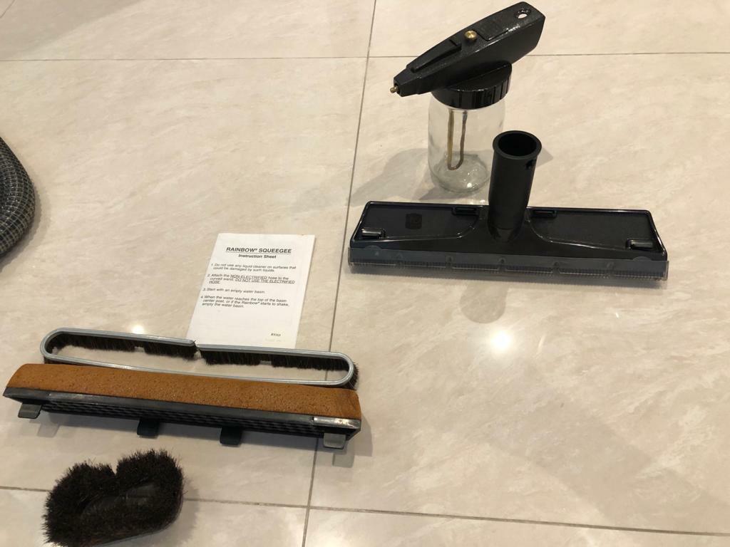 Rainbow E2 (Category: Cleaning Tools & Supplies) located in Singapore. Submitted by silverfalcon.8ab3f9 (Listing ID 1008988850, Image 2). Description: Bought for 3700. Many parts are still brand new as it has been replaced and everything is great working condition. See to believe..