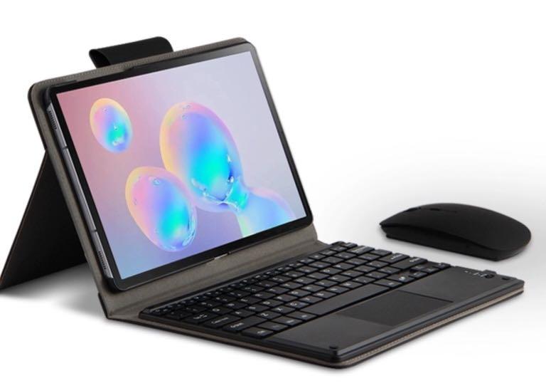 Samsung Galaxy Tab S6 And S6 Lite Keyboard Trackpad Mobile Phones Tablets Mobile Tablet Accessories Cases Sleeves On Carousell The samsung galaxy tab s6 lite is a narrow and rather light tablet that's very easy to carry around and use in portrait or landscape mode. samsung galaxy tab s6 and s6 lite keyboard trackpad