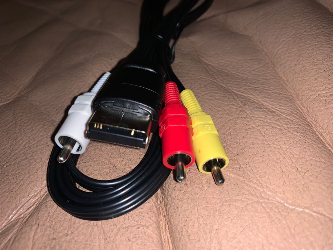 SEGA DREAMCAST AV CABLE(原裝全新）, 遊戲機, 遊戲機器材 Carousell