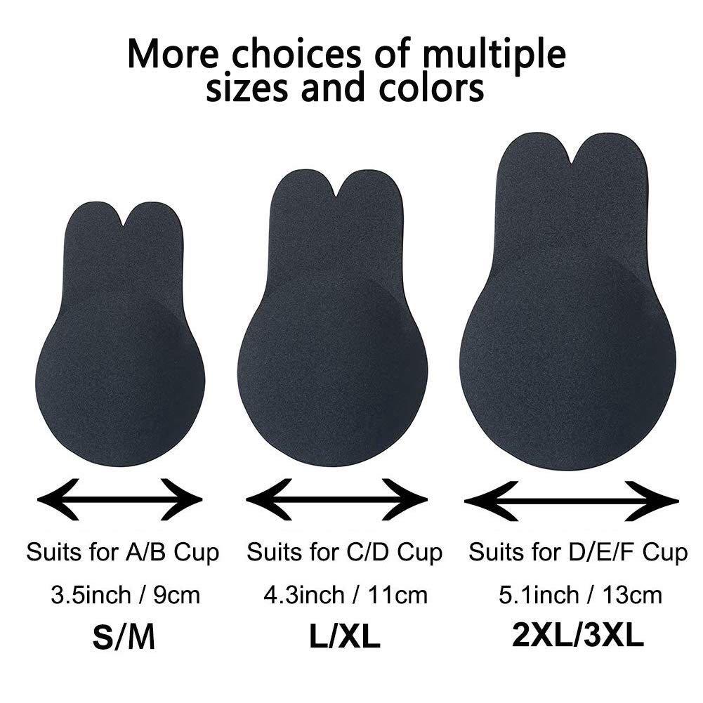 Sexy Rabbit Nubra Silicone bra Invisible Breast Lift Up Tape Sticker Strapless  Backless Chest bra murah strapless bra breast lift up bust up dress Nipple  cover, Women's Fashion, New Undergarments & Loungewear