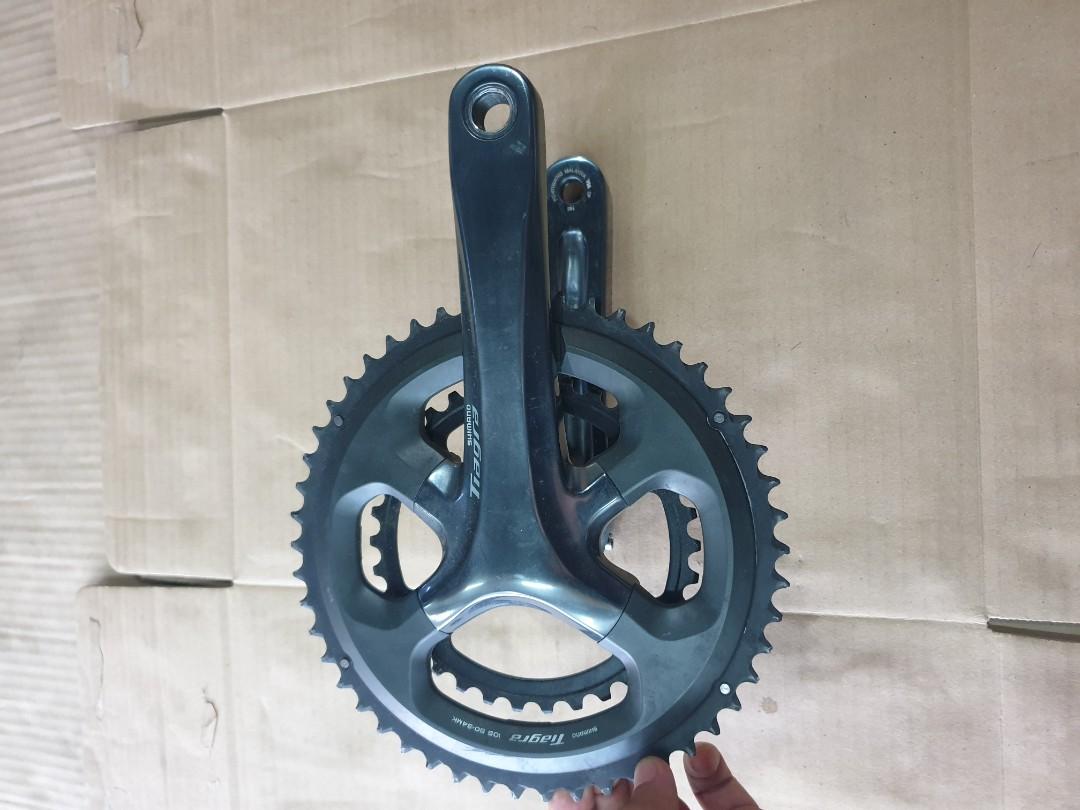 Shimano Tiagra 4700 Crank, Sports Equipment, Bicycles & Parts, Bicycles on  Carousell