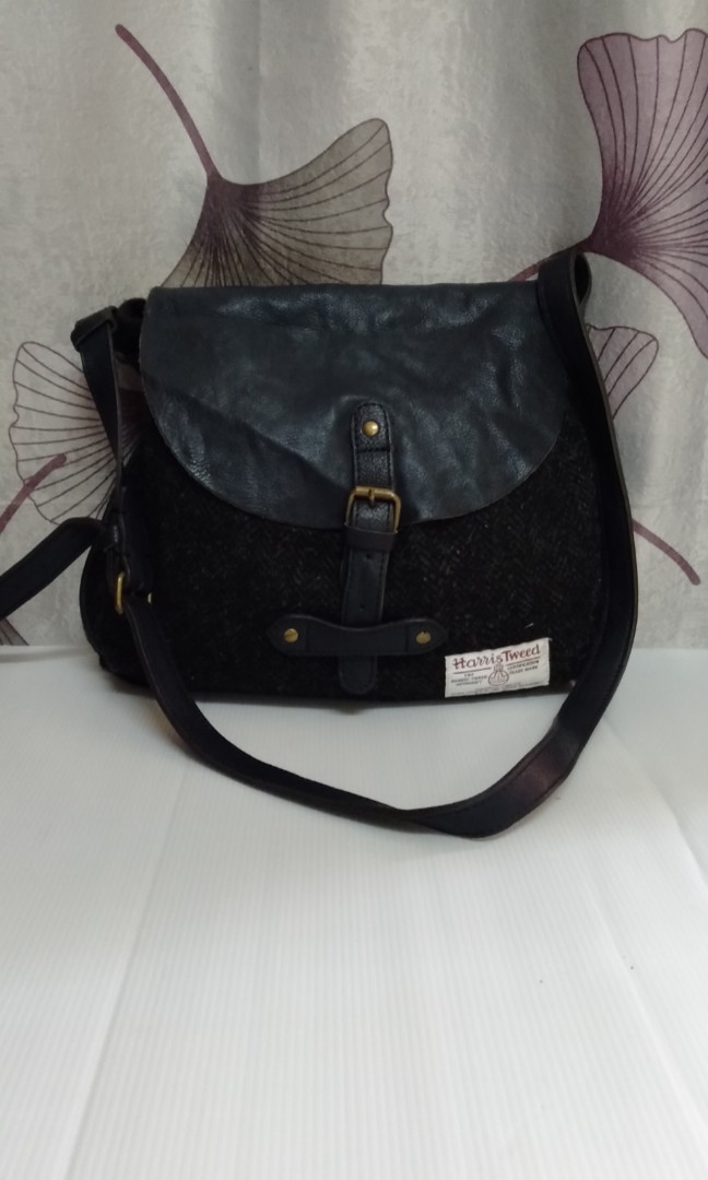 harris tweed sling bag
