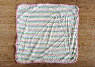 Snoopy Striped Baby Blanket