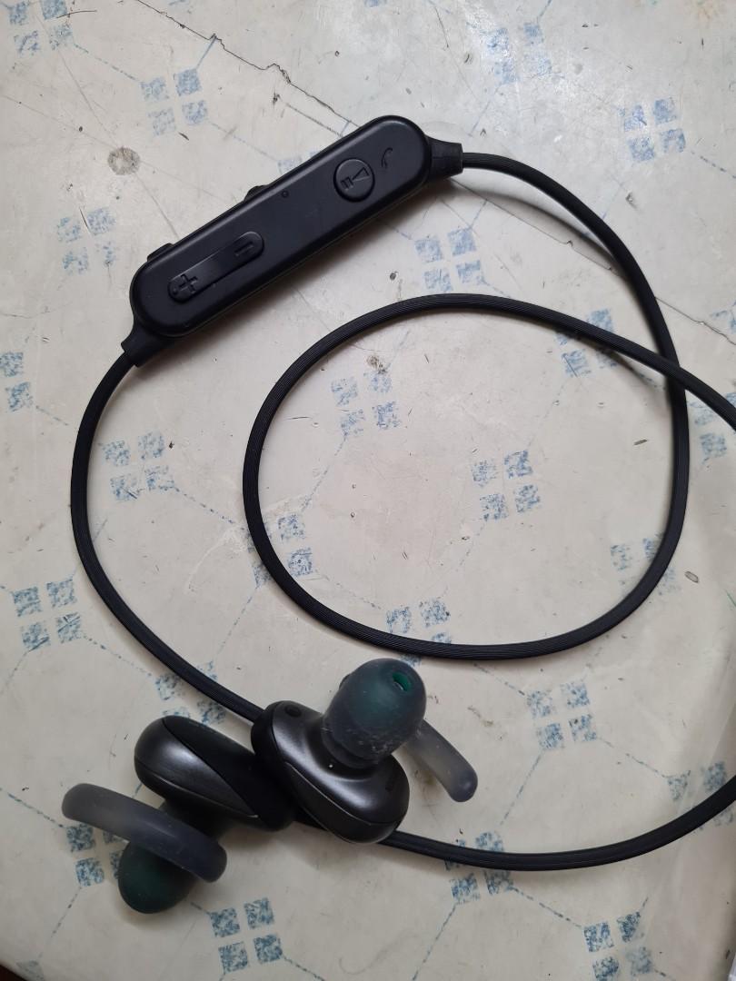 SONY Wireless Stereo In-Ear Headset Noise Cancelling (Category: Headphones & Headsets) located in Pasig City. Submitted by clothesandthings_ (Listing ID 1008877659, Image 2). Description: Market SRP 8,000 features Noise Cancelling NFC pairing Bluetooth volume control with microphone sweat resistant for work out app control up to 6 hours battery life Voice Assistant compatible includes original box and manuals brand new cable brand new ear buds (3