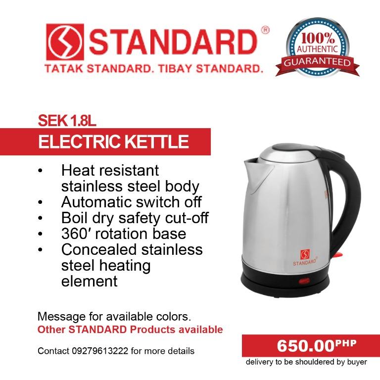 Electric kettle deals wattage