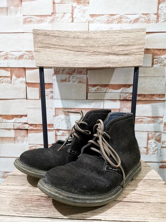 Suede Boot Shoes US12 (Category: Boots) located in Marikina City. Submitted by justylebasics (Listing ID 1009041244, Image 2). Description: Suede Boot Shoes • US 12 • Brown • Marikina-made Payment through GCASH/BPI Online Transfer/Bank Deposit Can ship through Grab Express and Lalamove c/o buyer .