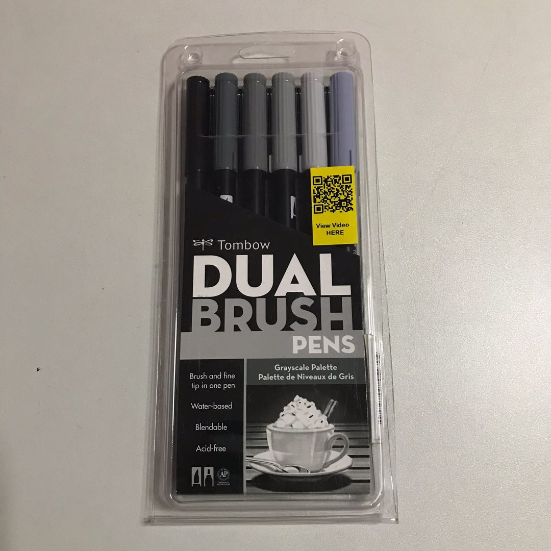 Tombow dual brush pen grayscale Clearance