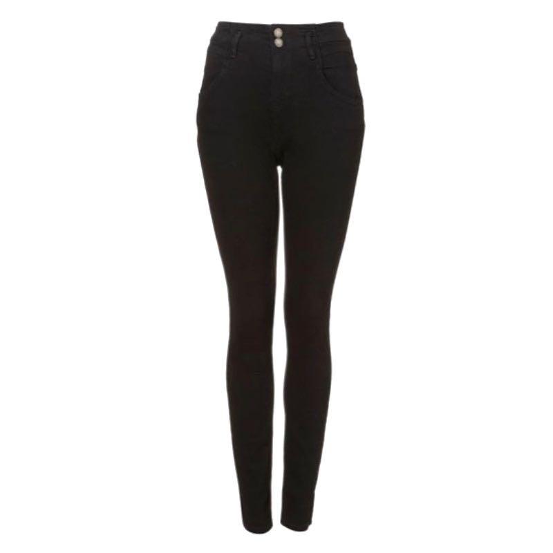 High rise black skinny pants Clearance