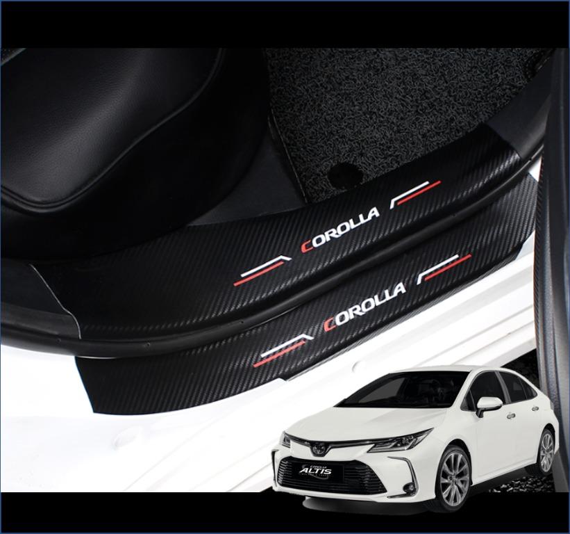 *Toyota Altis 2020* Leather Door Scuff Set, Car Accessories ...