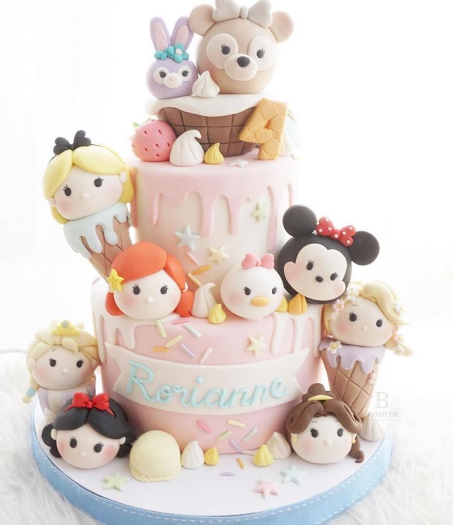 Rainbow Tsum Tsum Cake – Ethereal Bakes