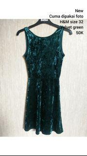 H&M Velvet Dress