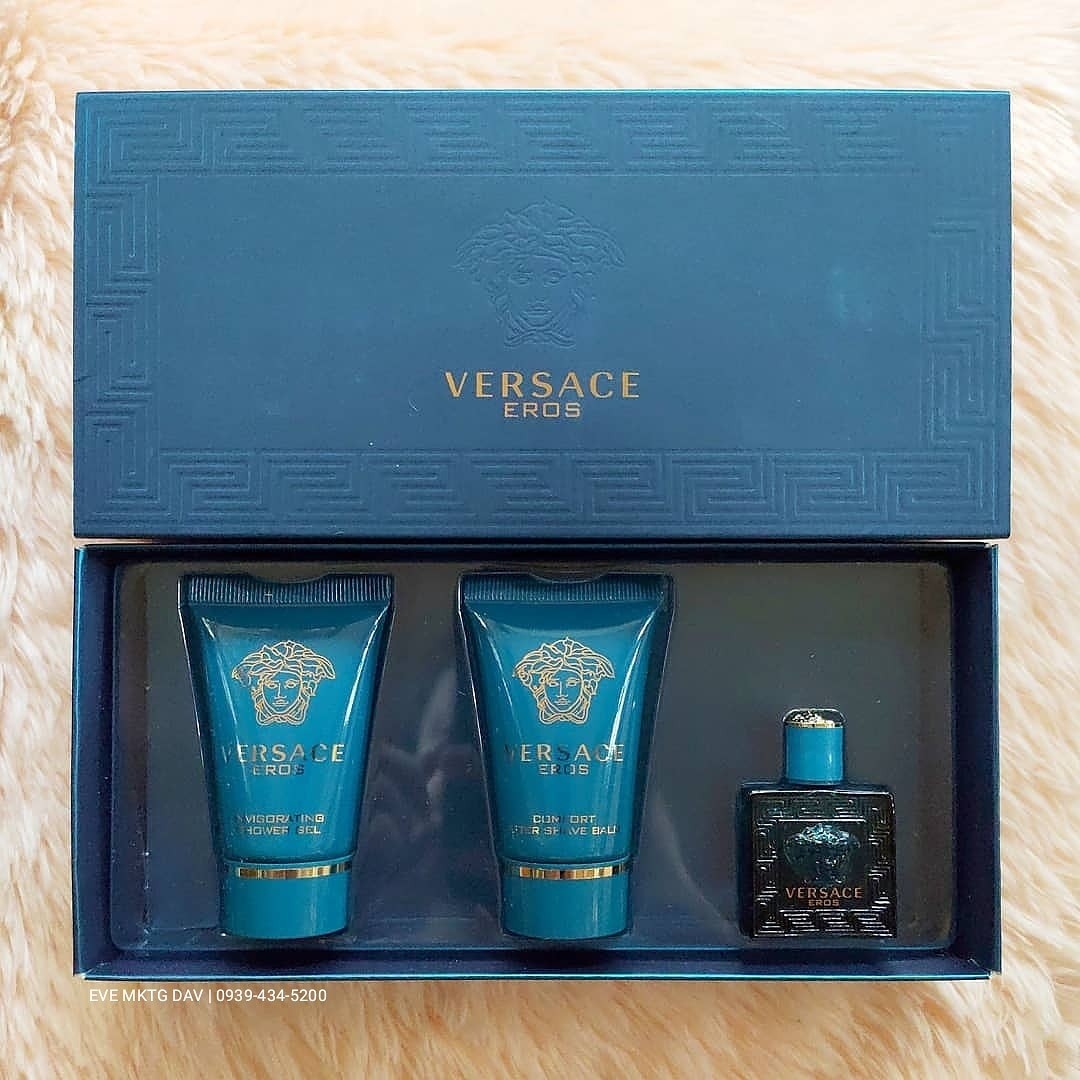 Versace eros clearance miniature set