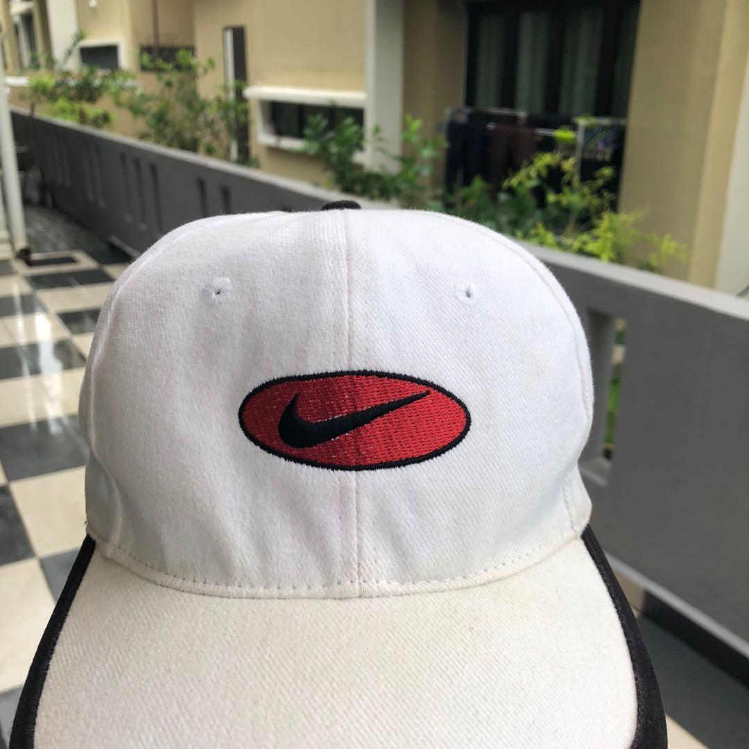 Vintage Nike Oval Logo 6 Panel Hat, Men's Fashion, Watches