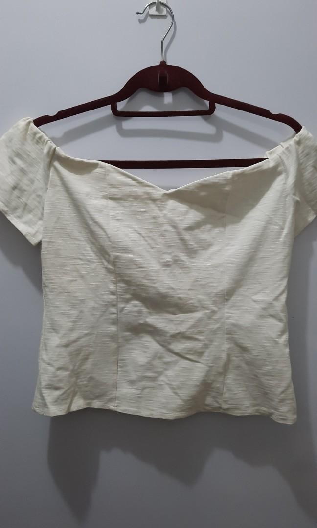 off the shoulder formal tops