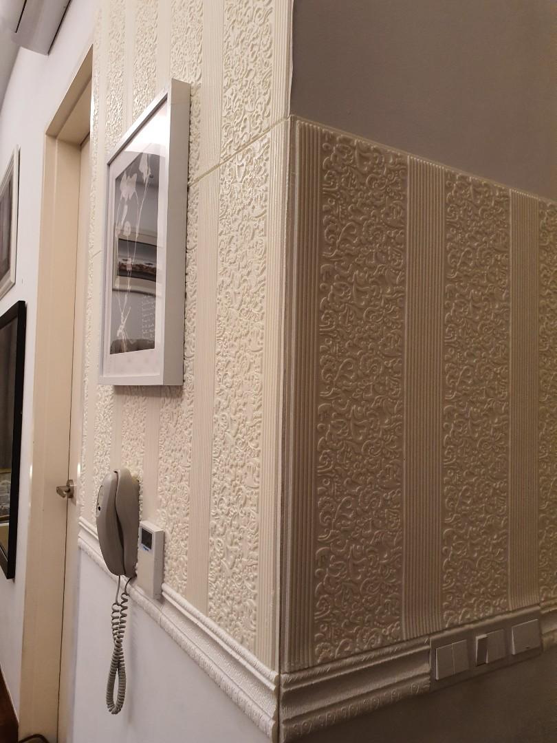 SAJAWAT Wall Sajawat 3D PE Foam Brick Wall Stickers Self Adhesive Wallpaper  DIY Wall D�cor, Golden(70 x 70 cm, 5.8 Square Ft per Panel) (1) :  Amazon.in: Home Improvement
