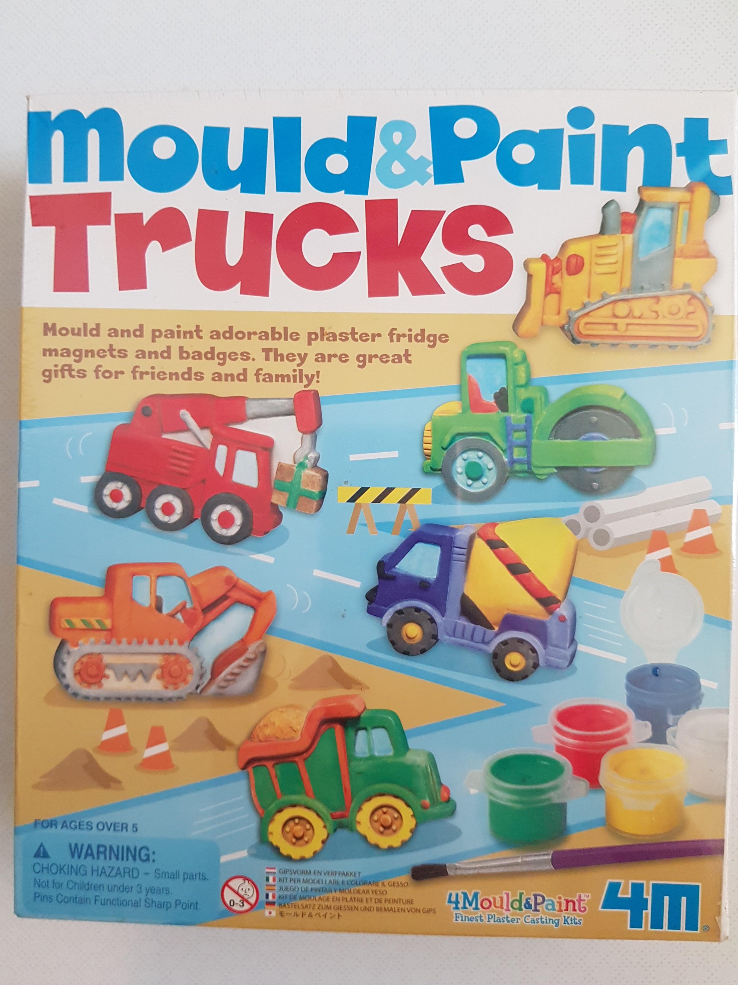3M Mould & Paint - trucks/ glitter princess, Hobbies & Toys, Stationery ...