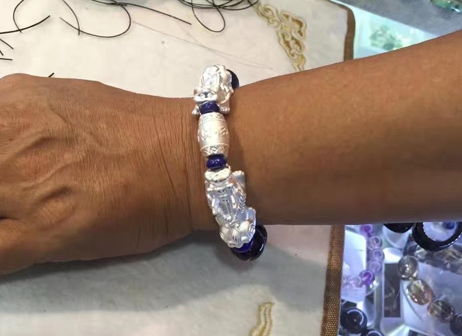 Silver pixiu bracelet shop