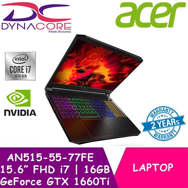 Acer Nitro 5 An515 55 77fe 144hz Gaming Laptop Intel 10th Gen Core I7 10750h 16gb Ram 1tb Ssd Nvidia Geforce Gtx 1660ti Win10 Home Brand New Dynacore Electronics Computers Laptops On Carousell