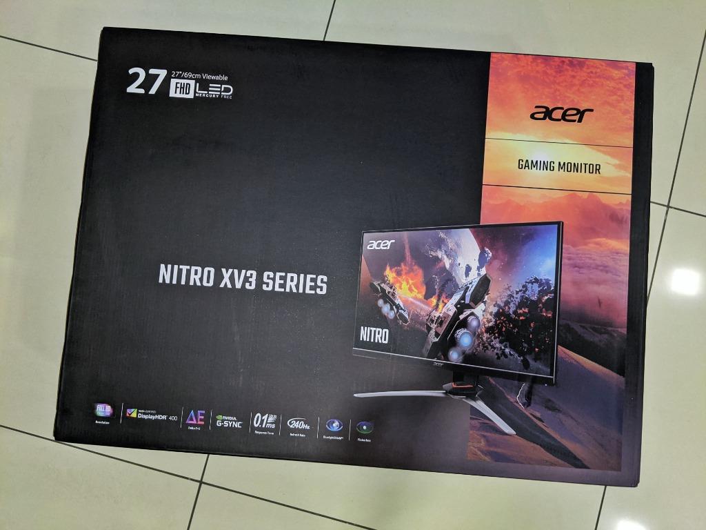 Acer Nitro Xv273 X 240hz Ips Gaming Monitor Electronics Computer Parts Accessories On Carousell