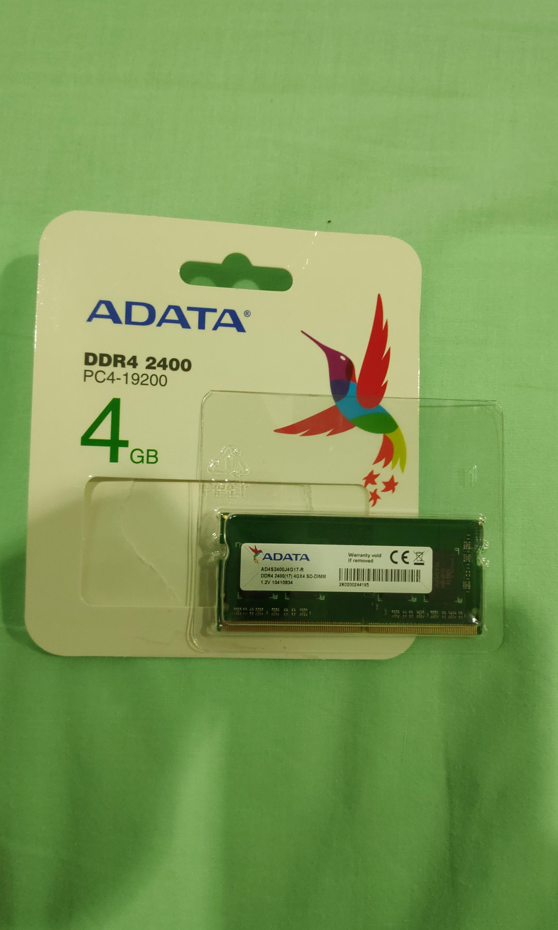 Adata 4gb clearance ddr4 laptop ram