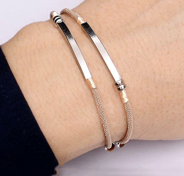 Adjustable engraved bracelets sale