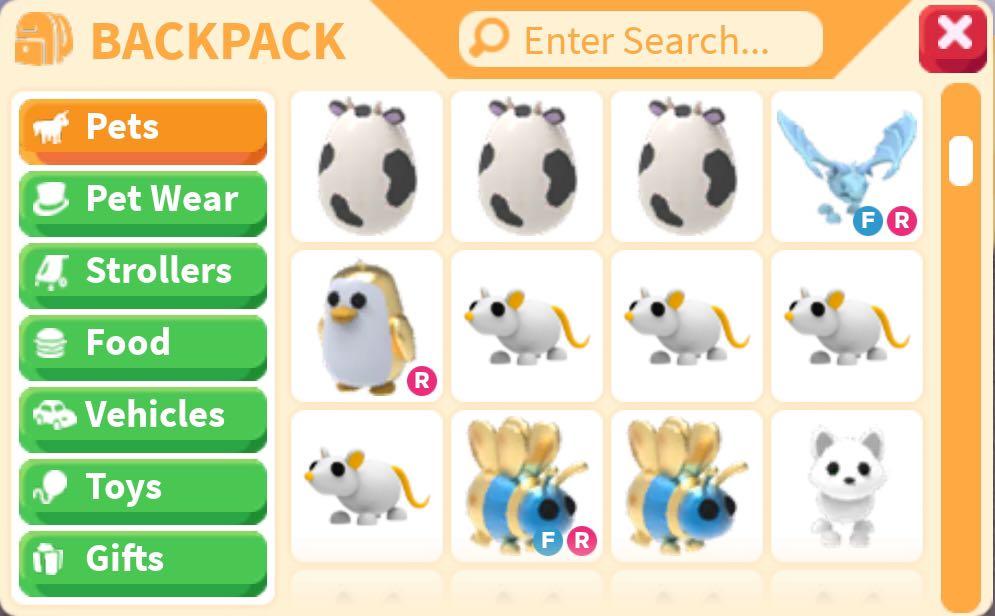 ADOPT ME LEGENDARIES, Video Gaming, Gaming Accessories, Game Gift Cards