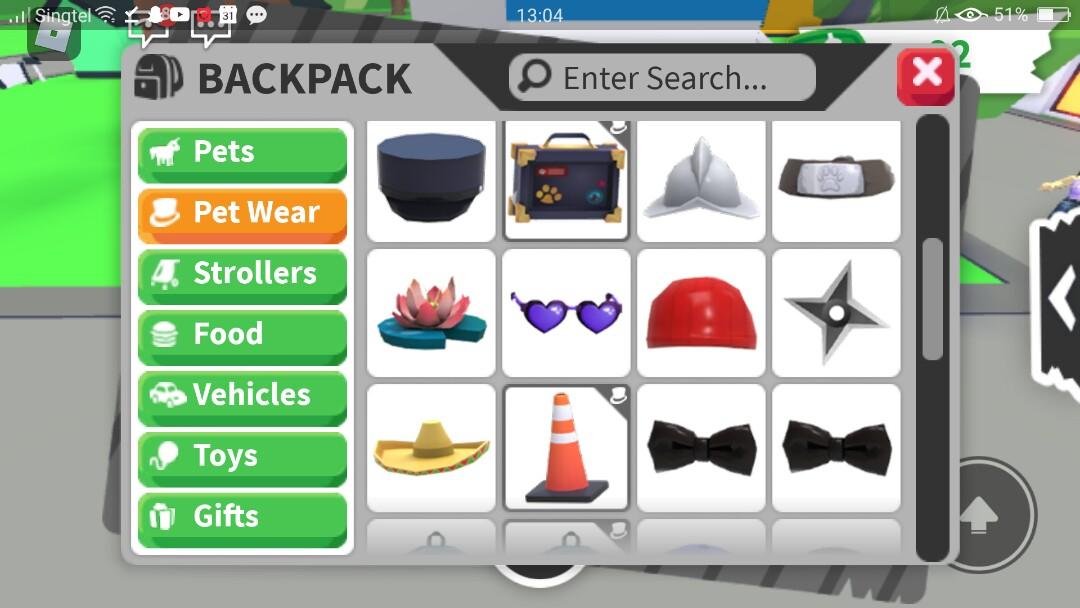 ADOPT ME PET ACCESSORIES!, Toys & Games, Video Gaming, Video Games on