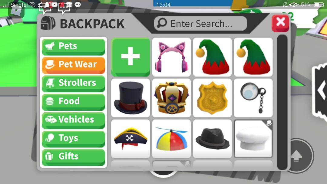 ADOPT ME PET ACCESSORIES!, Toys & Games, Video Gaming, Video Games on