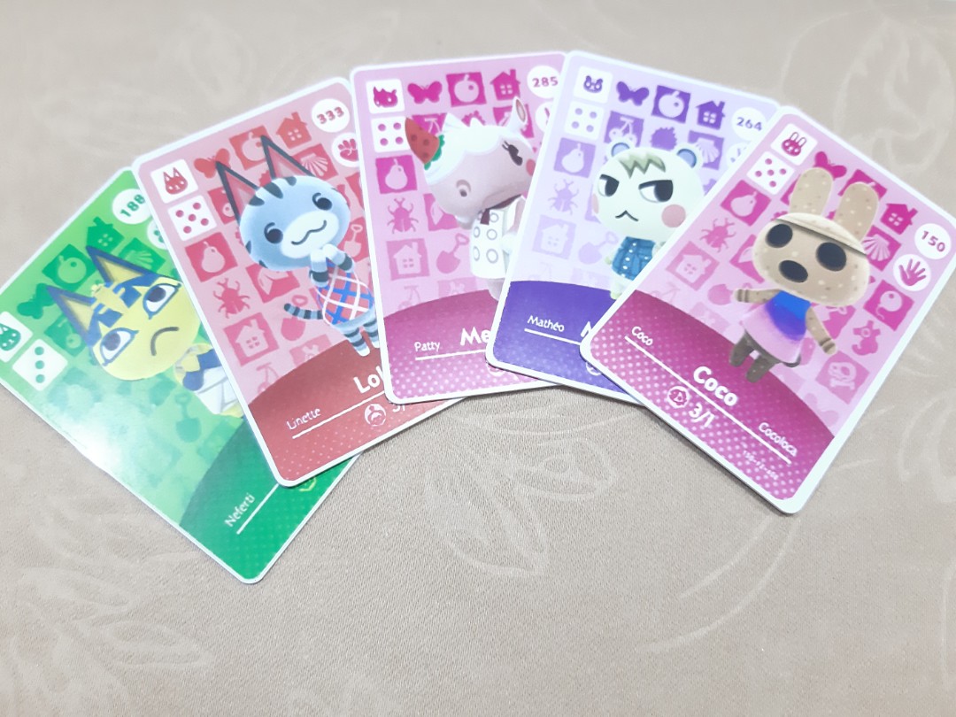 animal crossing playing cards