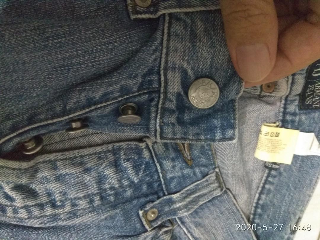 Armani Jeans J08 italy, Fesyen Pria, Pakaian , Bawahan di Carousell