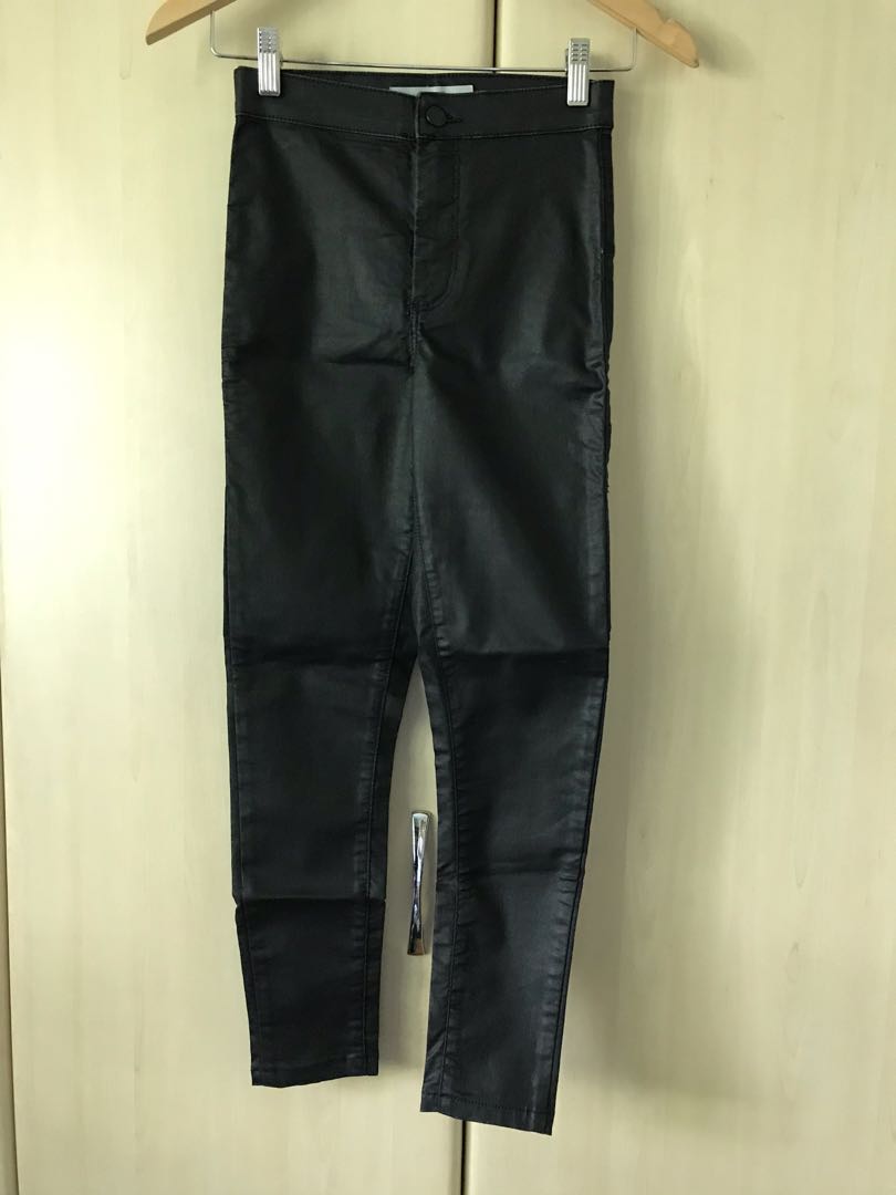 coated joni jeans