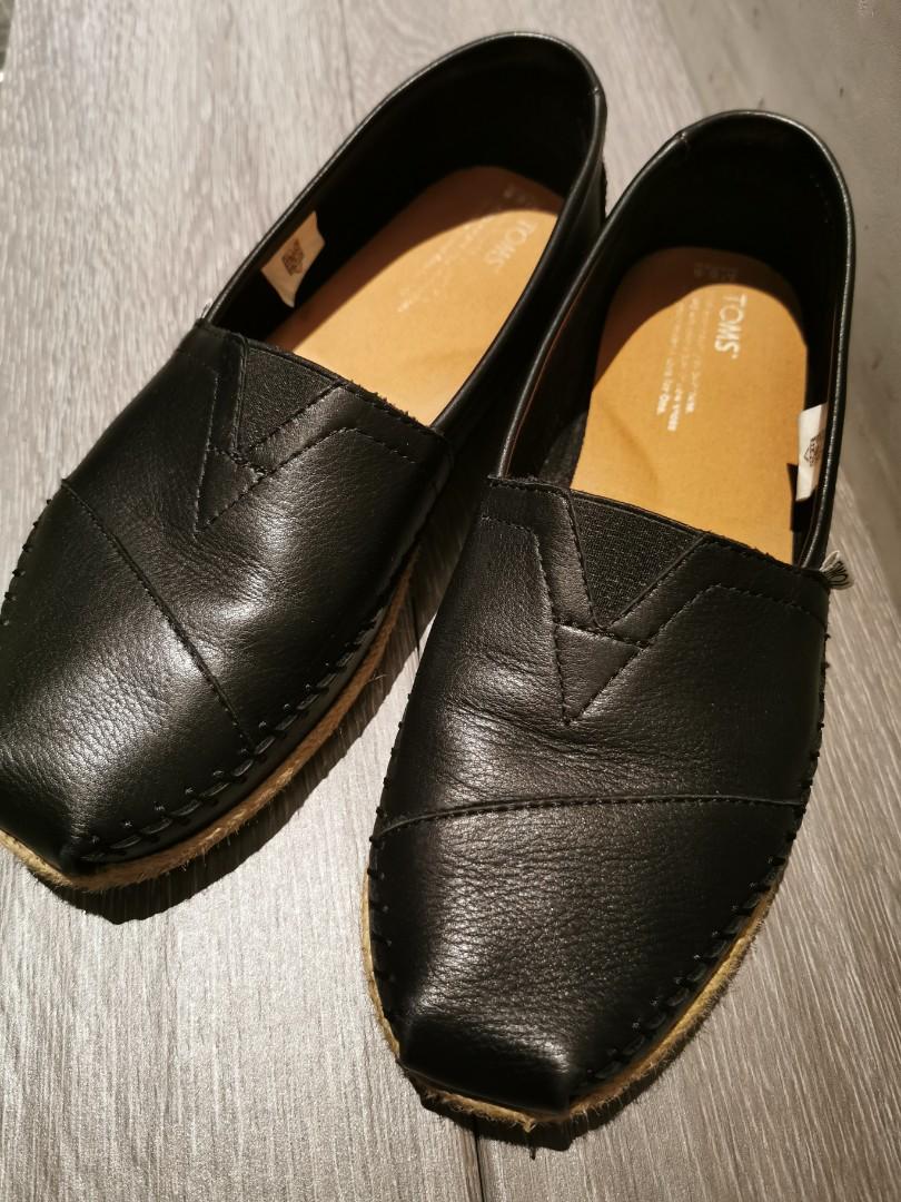 Toms leather espadrilles sales