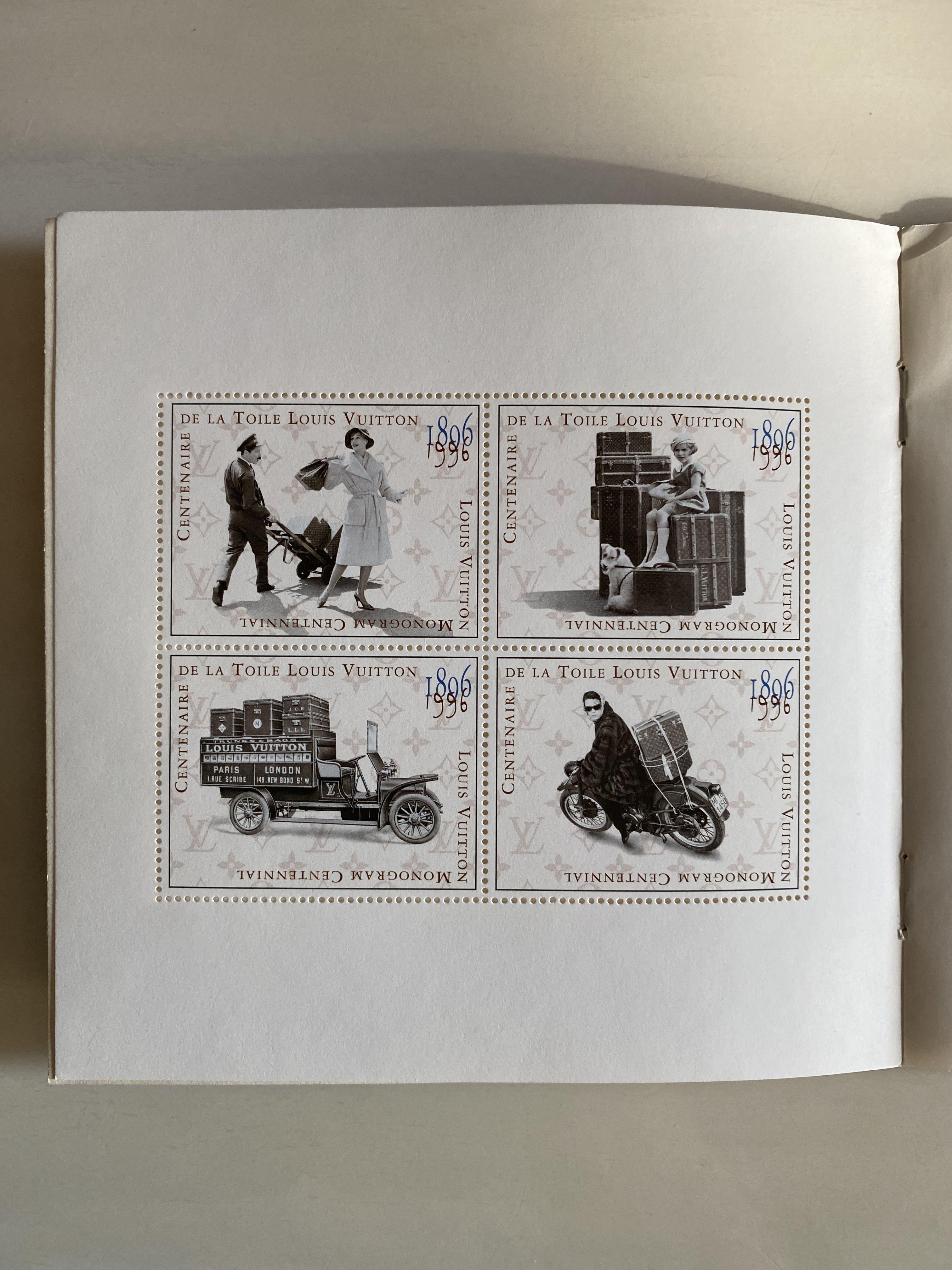 Louis Vuitton 100 Years Centennial Designer Stamp Booklet