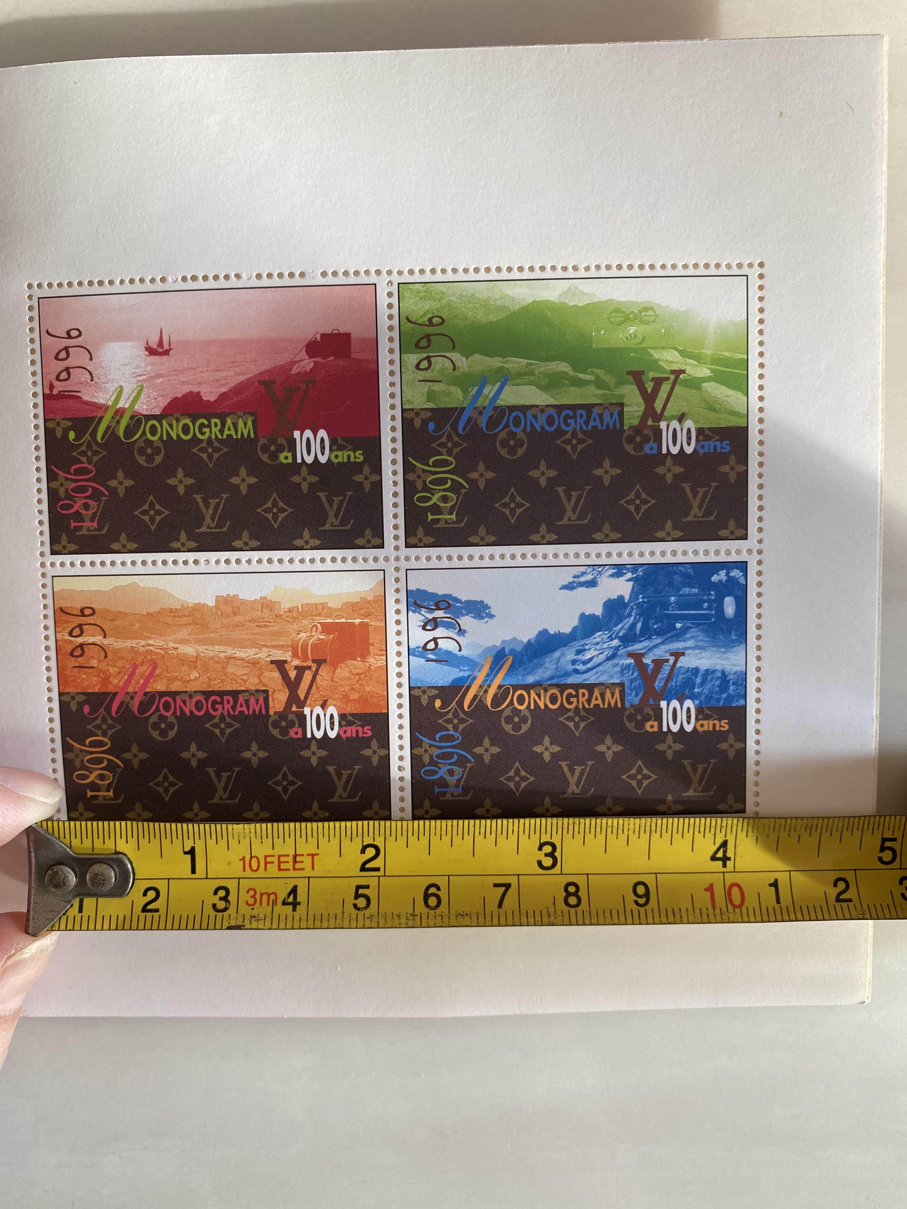 Louis Vuitton 100 Years Centennial Designer Stamp Booklet