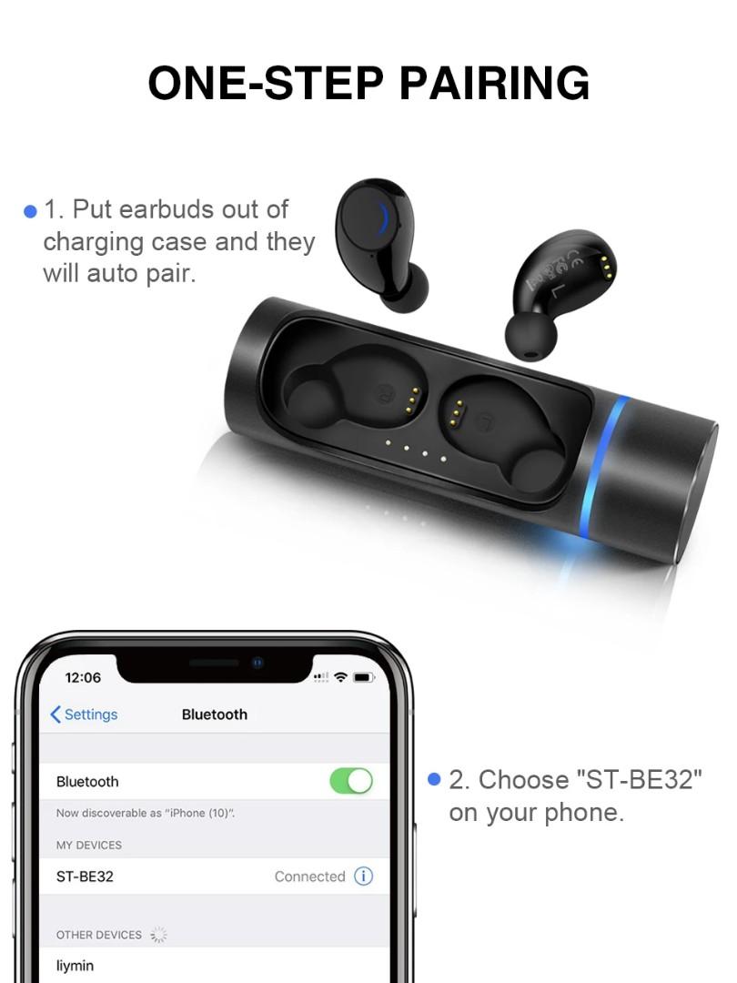 Yineme sale earbuds pairing