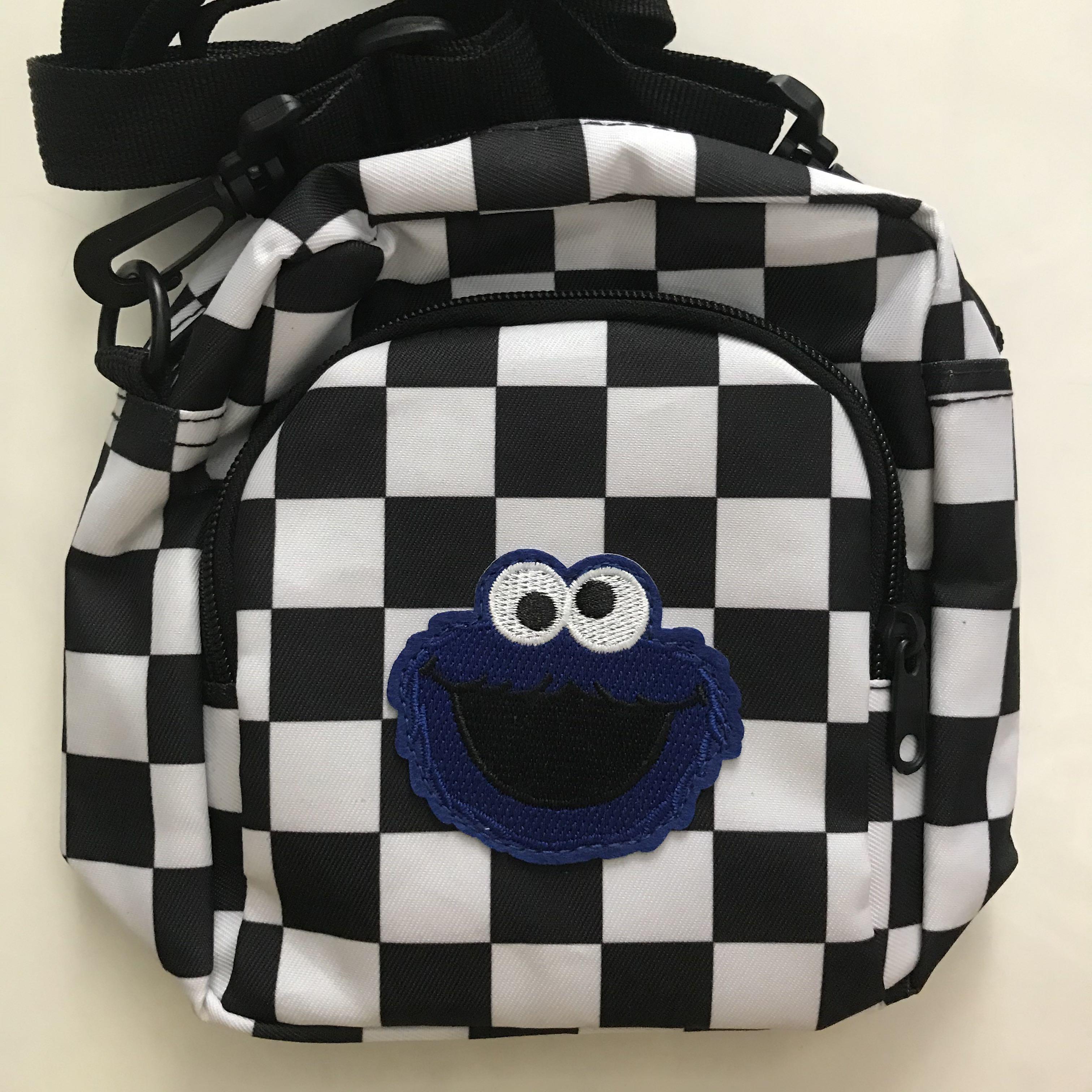 checkered sling bag