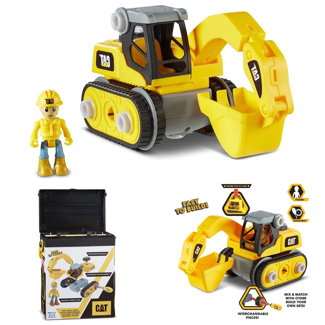 Brand New Cat Construction Build Your Own Junior Crew Excavator