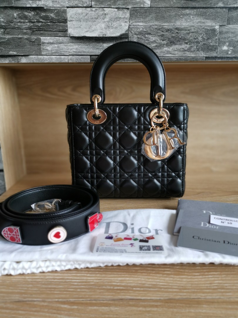 SOLD Brand New My ABCDior Lady Dior Small Black with GHW