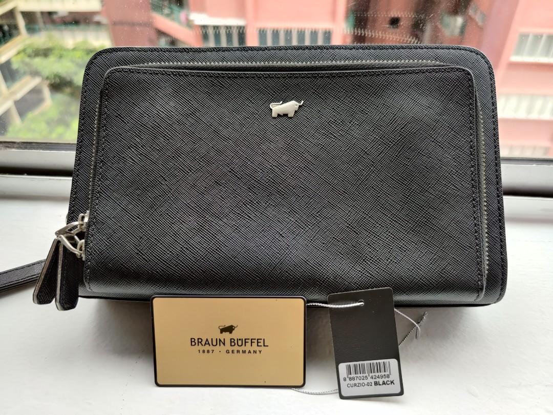 Braun buffel clutch bag man online