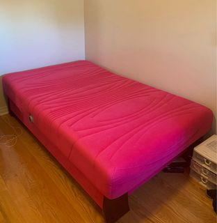 Bright Pink Adjustable Bed