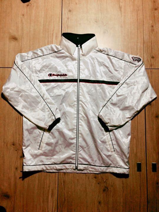 white windbreaker champion