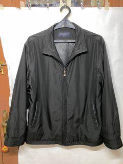 Coach / blazer Jaket Hitam, bahan parasut