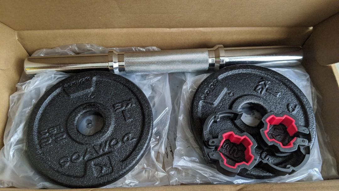 Decathlon body building kit 10 kg new and unused, Sports Equipment